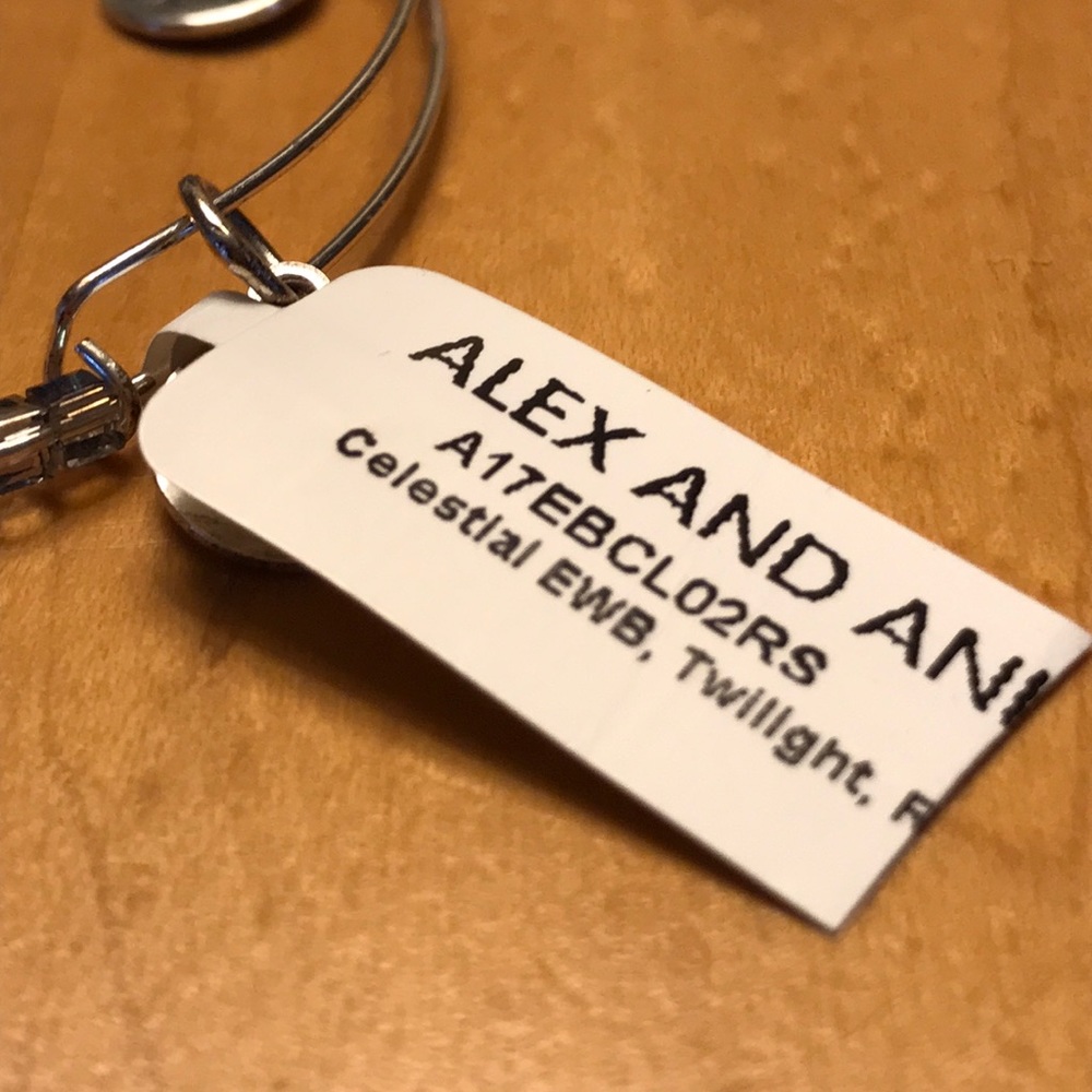 ❌SOLD❌ Alex & Ani Swarovski Crystal Beaded Bangle - Picture 3 of 5